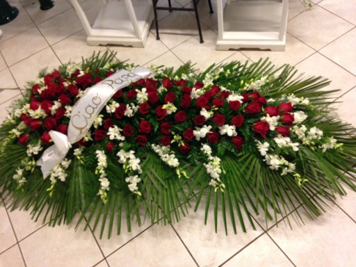 copribara floreale funebre